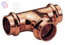 CONEX B PRESS Trójnik redukcyjny 22x15x18 mm miedź