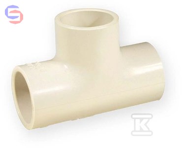 NIBCO TRÓJNIK RÓWNOPRZEL KW/KW/KW 3/4" PVC-C 0,045x0,026x0,061m