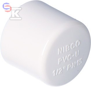 NIBCO Zaślepka KW PVC-U 1/2" 27x26x25mm 0,01kg