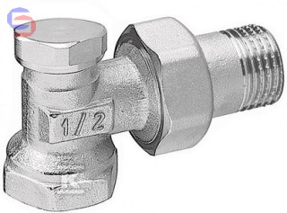 FERRO ZK2YW Zawór grzejnikowy kątowy 1/2" manualny 0,16kg