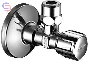 SCHELL COMFORT Zawór kątowy regulacyjny 1/2" chrom