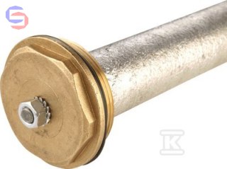 GALMET Anoda Magnezowa 38x400 mm z Korkiem 2 cale do Zasobników CWU