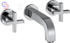 BATERIA CITTERIO UMYW. 3-OTW.KR.WYL.CHR HANSGROHE