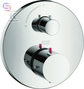 BATERIA TERMOST.STARCK ZAWÓR ODCINAJ.CHR HANSGROHE