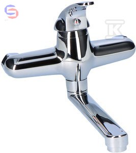 ONNLINE GALA Bateria umywalkowa ścienna chrom 16cm