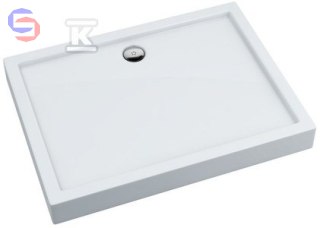 SCHEDPOL COMPETIA Brodzik prostokątny 80x100x15cm akryl