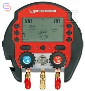 ROTHENBERGER ROCOOL 600 Cyfrowy Manometr 4.74kg 0.44x0.55x0.145m