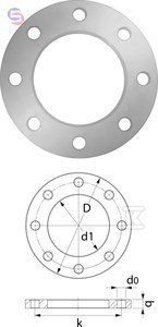 KAN-therm Kołnierz stalowy PN16 75 DN65 3kg