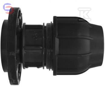 GEBO PLAST Kryza zaciskowa PP 90x3" DN80 PN10/16 z kołnierzem do rur PE