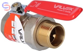 VALVEX ONYX Zawór kulowy niklowany 1" GW/Śrubunek PN40 DSt