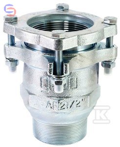 GEBO Special Łącznik AF 4" zaciskowy flanszowy stalowy 0.18x0.16x0.18m