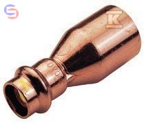 CONEX BPRESS GAS 5000 Łącznik redukcyjny 28x22 mm CU