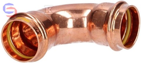 CONEX BPRESS GAS 5000 Łuk 35 CU B Press Gas 90° dwukielichowy