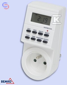 BEMKO PROGRAMATOR ELEKTRONICZNY 7-DNIOWY B60-TSEF1 0,2kg