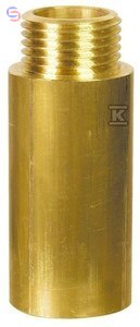 ONNLINE Przedłużka 1/2" L-15mm Mosiądz gwintowana