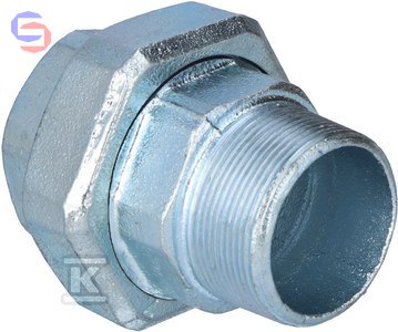 OPAL Śrubunek U2 NR59 2" Ocynk Dwuzłączka 1.1kg