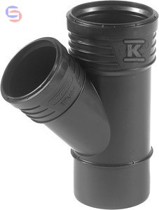 WAVIN SITECH+ Trójnik 50x50/45° czarny niskoszumowy