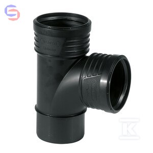 Wavin SITECH+ Trójnik 110x110/87.5° Czarny PP