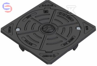 KZO WŁAZY KANAŁOWE TELESKOPOWE ŻELIWNE Właz teleskopowy kwadratowy A15 do rury DN315