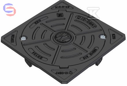 KZO WŁAZY KANAŁOWE TELESKOPOWE ŻELIWNE Właz teleskopowy kwadratowy A15 do rury DN315