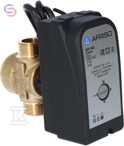 AFRISO AZV442 Zawór 2-drogowy strefowy DN15 G3/4" Kvs11 NC