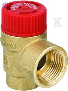 AFRISO MS Zawór bezpieczeństwa 3/4"x1" 2,5 bar C.O.