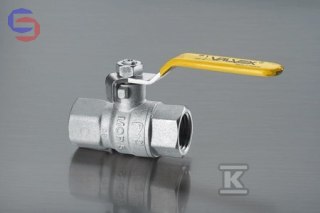 VALVEX ORION Zawór kulowy gazowy 6/4" niklowany stal dźwignia