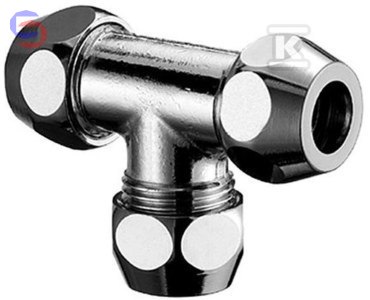 SCHELL Złącze trójnikowe 3/8"x3/8"x3/8" chrom 10mm