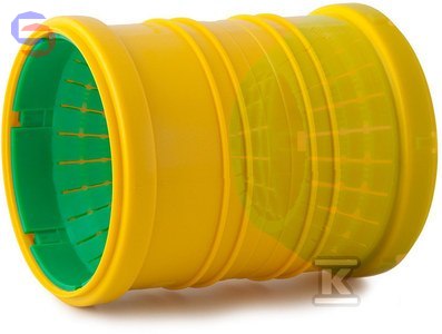 KARMAT Złączka drenarska uniwersalna DN 72-100mm żółta