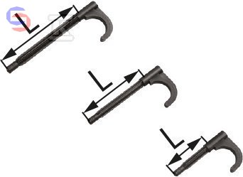 KAN-therm SCA ACCESSORIES Hak plastikowy do rur poj. 14-25 L=100mm