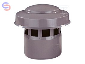 Wavin Kominek Wywiewny PVC 110 Szary 0.15x0.17x0.17m