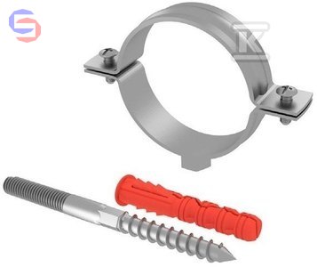 OPAL Obejma metalowa 5" 138-142 mm komplet