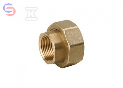 FERRO SG18 Półśrubunek pompy 6/4"x1" mosiężny żółty