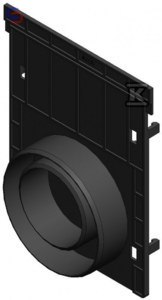 HAURATON RECYFIX PRO Ścianka czołowa Typ 010 DN110 Tworzywo