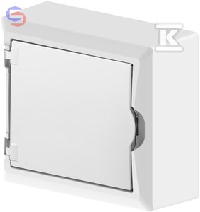 ONNLINE Rozdzielnica natynkowa 1x8 modułowa biała IP40 2502-10