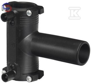 GEORG FISCHER Trójnik elektrooporowy 90° D50 PE100 SDR11 PN10 gaz PN16 woda