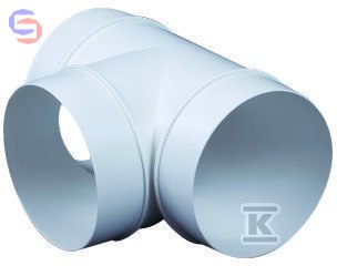 AWENTA Trójnik kanału okrągłego fi100 KO100-26 0,18x0,10x0,17m