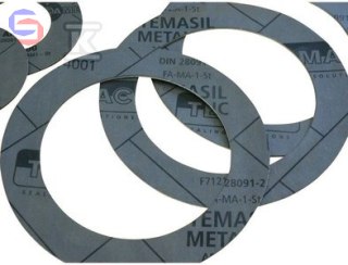 ONNLINE Uszczelka DN125 PN16 Kołnierz stalowy zbrojona para