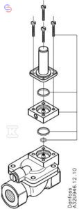 DANFOSS EV220B Zespół ręcznego otwierania stal nierdzewna 032U0149