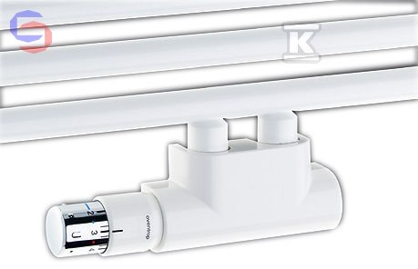 OVENTROP UNI SH Zestaw termostatyczny kątowy biały 0.09x0.12x0.14m