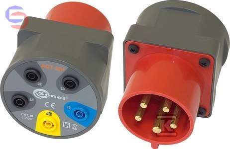 SONEL AGT-32A Adapter Gniazda Bananowe 5-Pin do Mierników