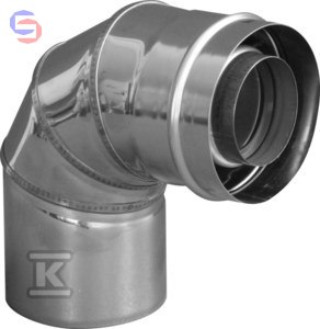 IMMERGAS SERIA SREBRNA Kolano 87° FI60/100 0.68kg