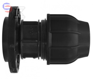 GEBO PLAST Kryza zaciskowa PP 63x2" DN50 PN10/16 z kołnierzem do rur PE