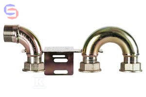 WEBA Monozłącze gazomierza G4/6,5/4" kolano prawe 0,11x0,14x0,33m 1,62kg