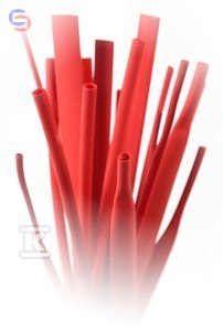 ONNLINE RTS 50,8/25,4mm Czerwona Rurka Termokurczliwa Samogasnąca