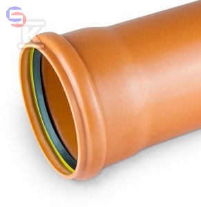 KACZMAREK KG Rura PVC 200x4.9x1000mm SN4 ML