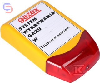 GAZEX SL-21 Sygnalizator optyczno-akustyczny 12V IP44 110dB