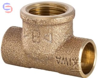 CONEX SERIA 4000 Trójnik Brąz 15x1/2"x15 LWxGWxLW