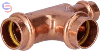 CONEX BPRESS GAS 5000 Trójnik redukcyjny 22x22x15 mm CU