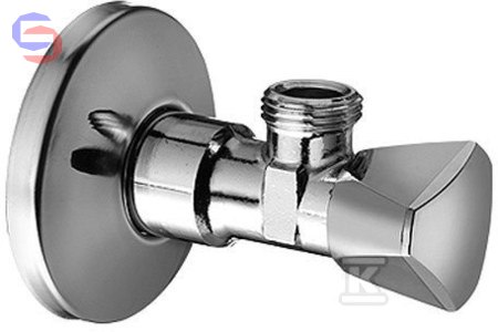 SCHELL SANLAND Zawór kątowy 1/2"x3/8" chrom bez nakrętki